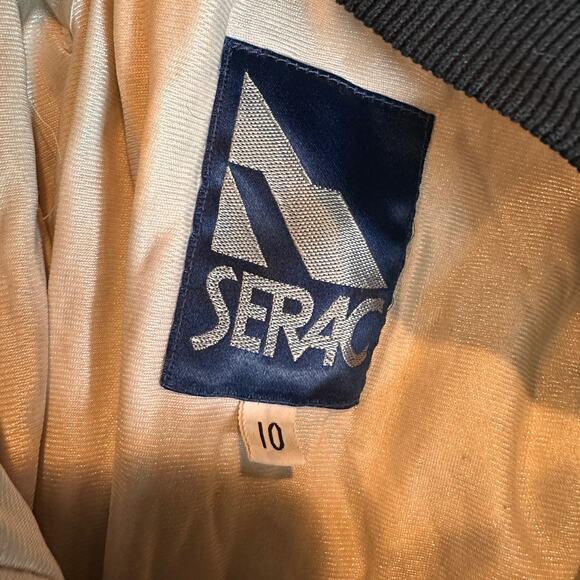 Serac Vintage 80/s Nylon Retro Ski Suit Size 10 - Picture 11 of 14